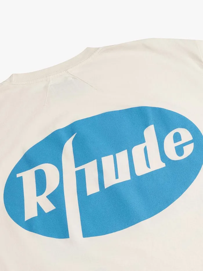 Men Rhude Tees HORSE TEE Vtg White Men Rhude Tees HORSE TEE Vtg White