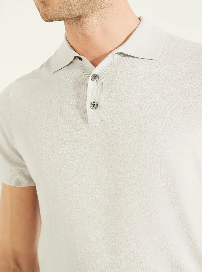 Men Shirts GUESS Grey Moon Bryan Polo Tshirt Men Shirts GUESS Grey Moon Bryan Polo Tshirt