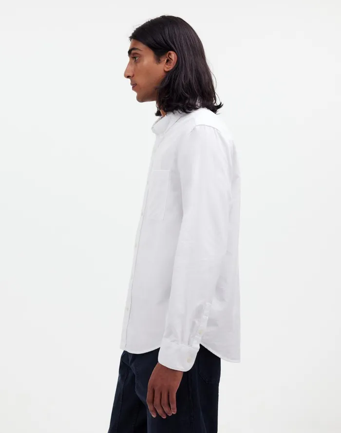 Men Shirts Madewell The VintageWorn Oxford Shirt Lighthouse
