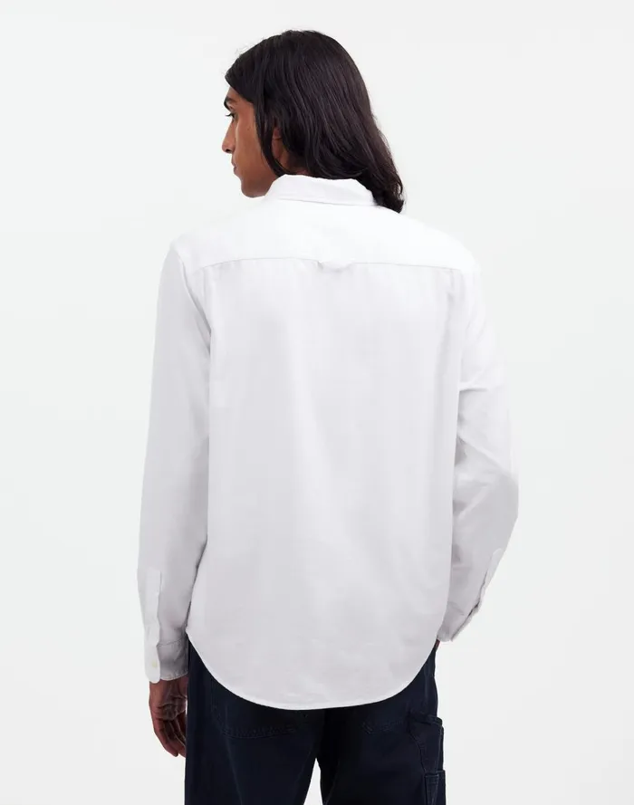 Men Shirts Madewell The VintageWorn Oxford Shirt Lighthouse