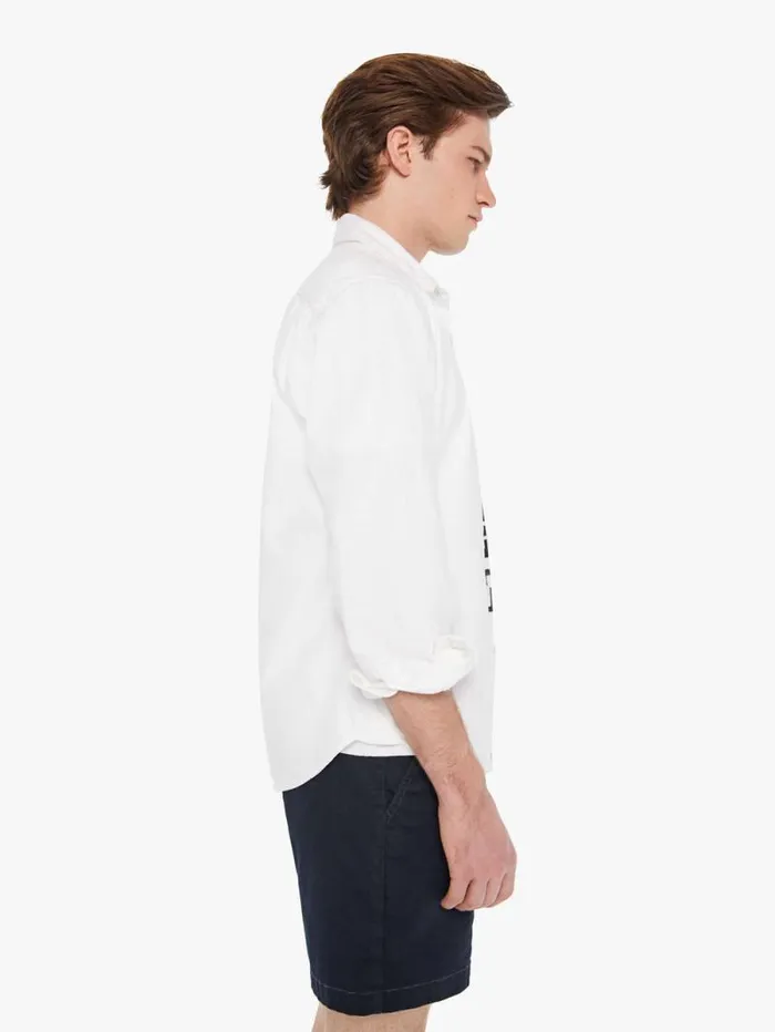 Men Shirts Mother Denim Back At The Office White