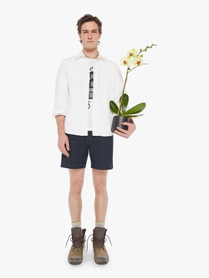 Men Shirts Mother Denim Back At The Office White