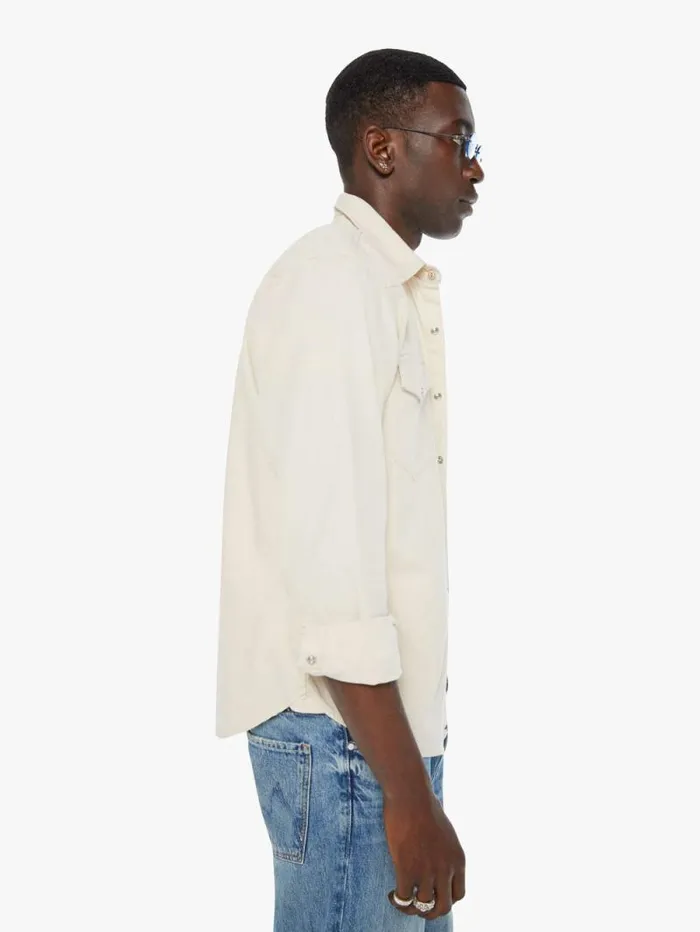 Men Shirts Mother Denim The City Slicker White natural