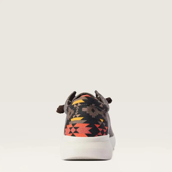 Men Shoes and Sneakers Ariat Hilo Heathered Brownred Southwest Print Men Shoes and Sneakers Ariat Hilo Heathered Brownred Southwest Print