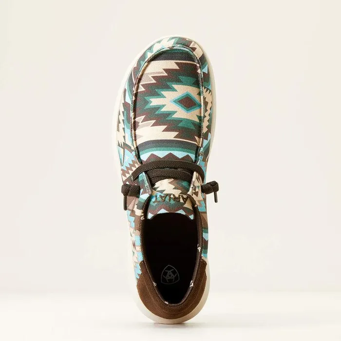 Men Shoes and Sneakers Ariat Hilo Shoe Blue Southwest Print