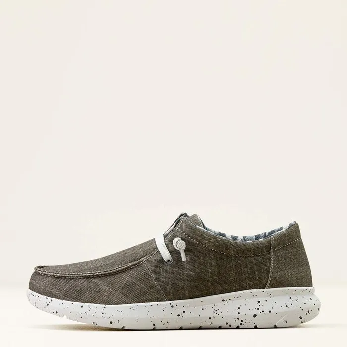 Men Shoes and Sneakers Ariat Hilo Shoe Grey Noirshattered Charcoal