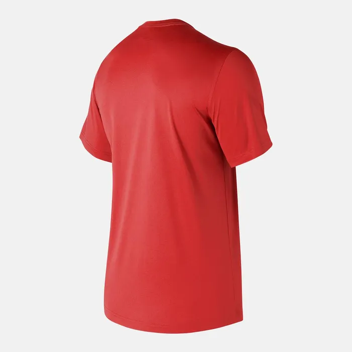 Men Short Sleeve Tech Tee Team Red New Balance Shirts