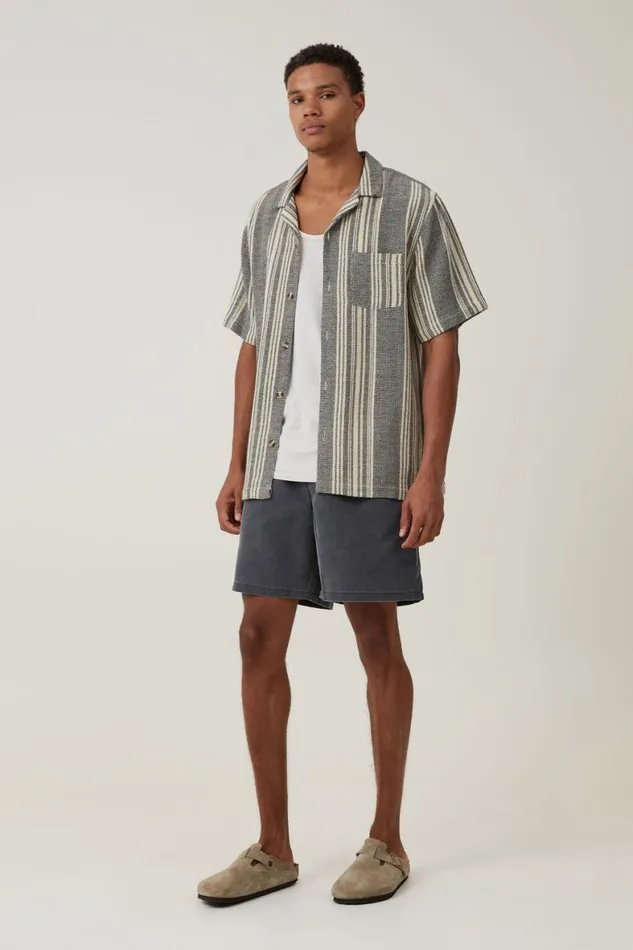 Men Shorts Cotton On Kahuna Short Vintage Black