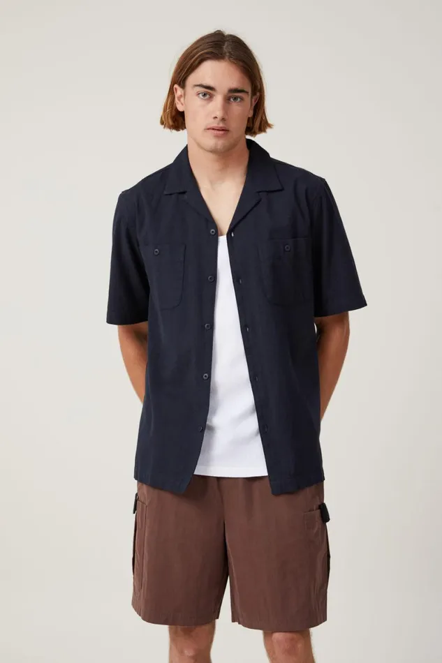 Men Shorts Cotton On Parachute Field Short Chocolate