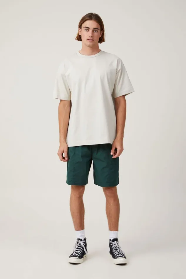 Men Shorts Cotton On Parachute Field Short Forest