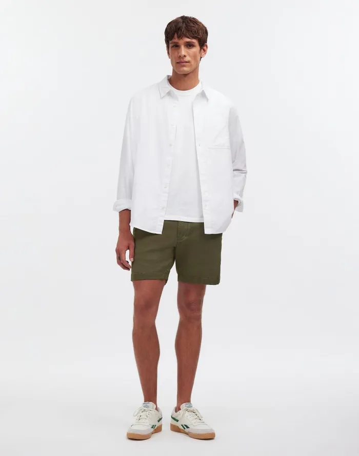 Men Shorts Madewell 7034 Chino Shorts Deep Green