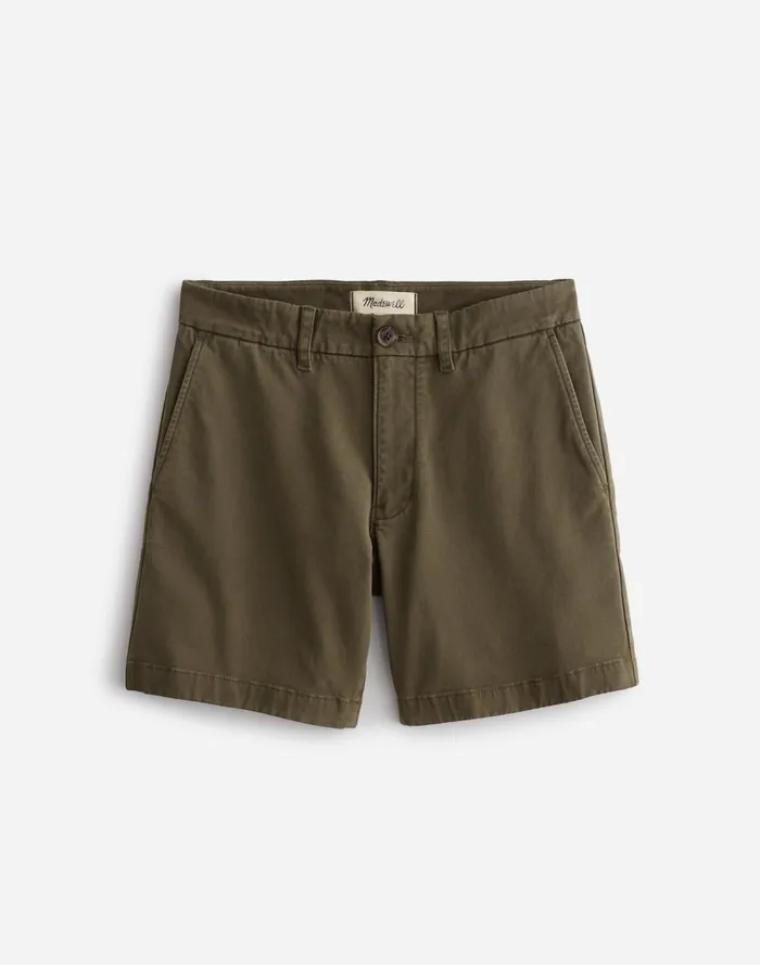 Men Shorts Madewell 7034 Chino Shorts Deep Green