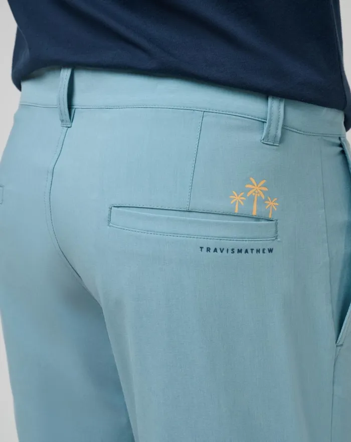 Men Shorts TravisMathew TECH CHINO SHORT 8IN Cameo