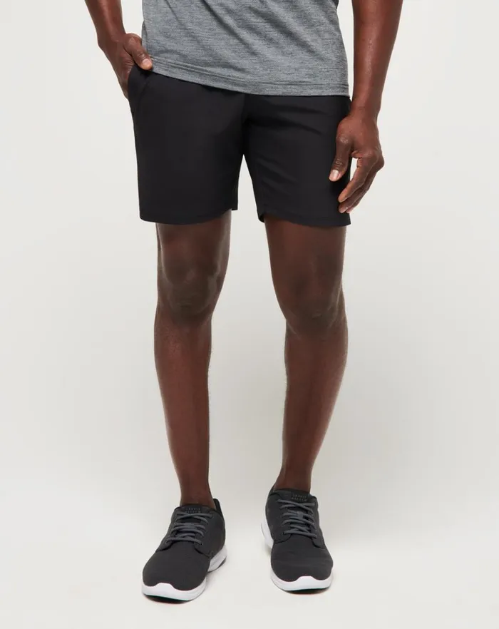 Men Shorts TravisMathew WANDERLUST EWAIST SHORT 75IN Black