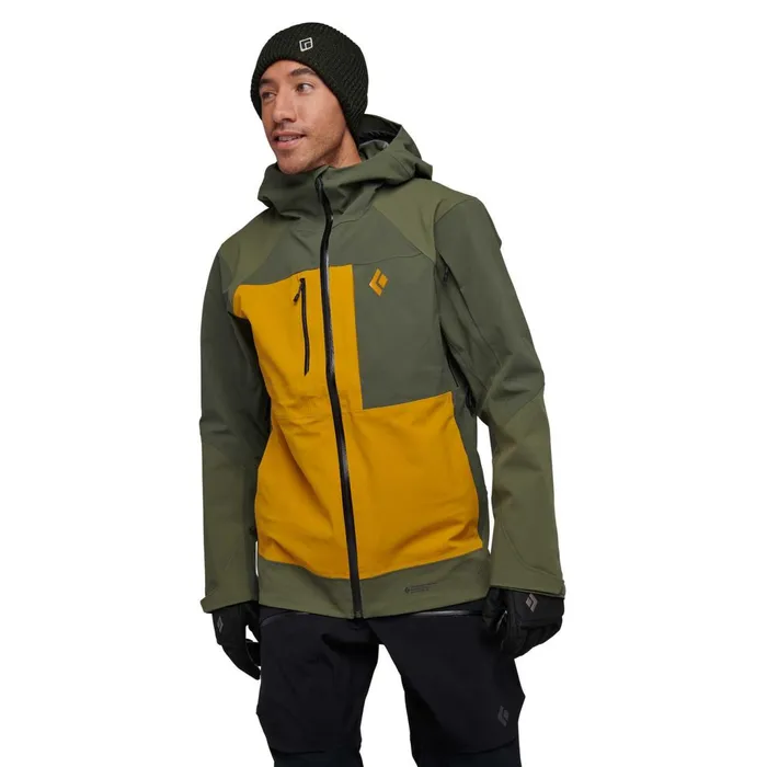 Men Ski and Snowboard Jackets Black Diamond Recon Stretch Pro Shell