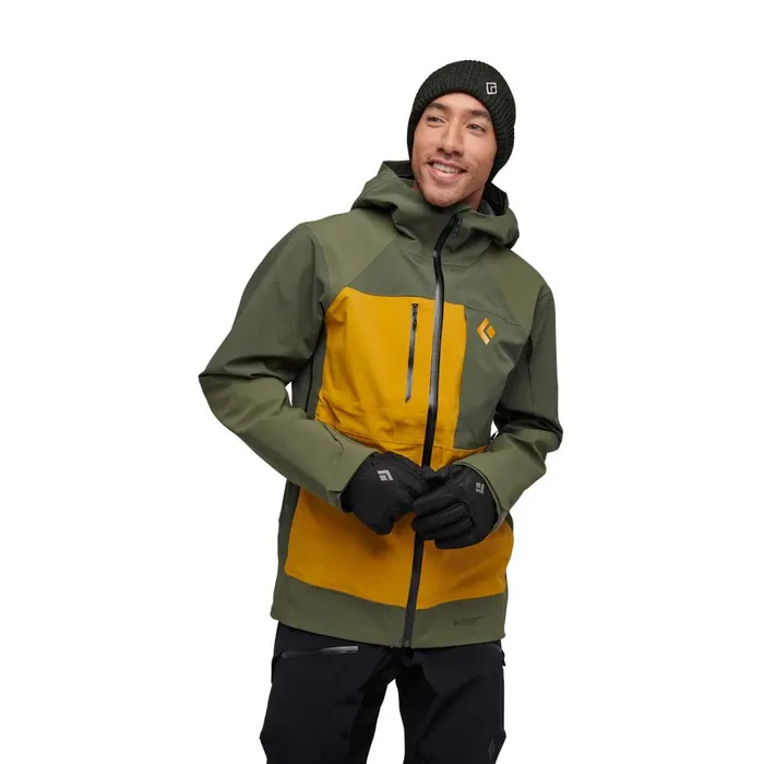 Men Ski and Snowboard Jackets Black Diamond Recon Stretch Pro Shell
