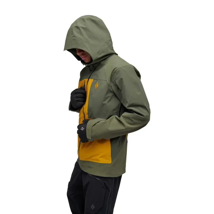 Men Ski and Snowboard Jackets Black Diamond Recon Stretch Pro Shell