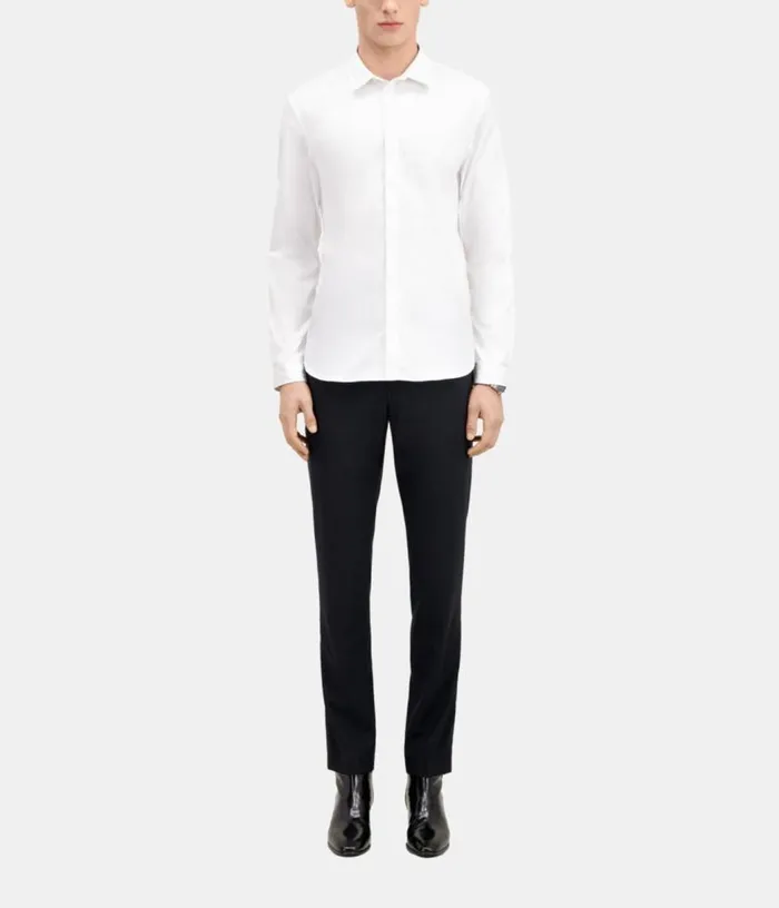 Men Smart Twill White Shirt THE KOOPLES Shirts