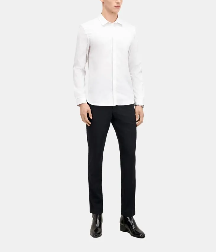 Men Smart Twill White Shirt THE KOOPLES Shirts