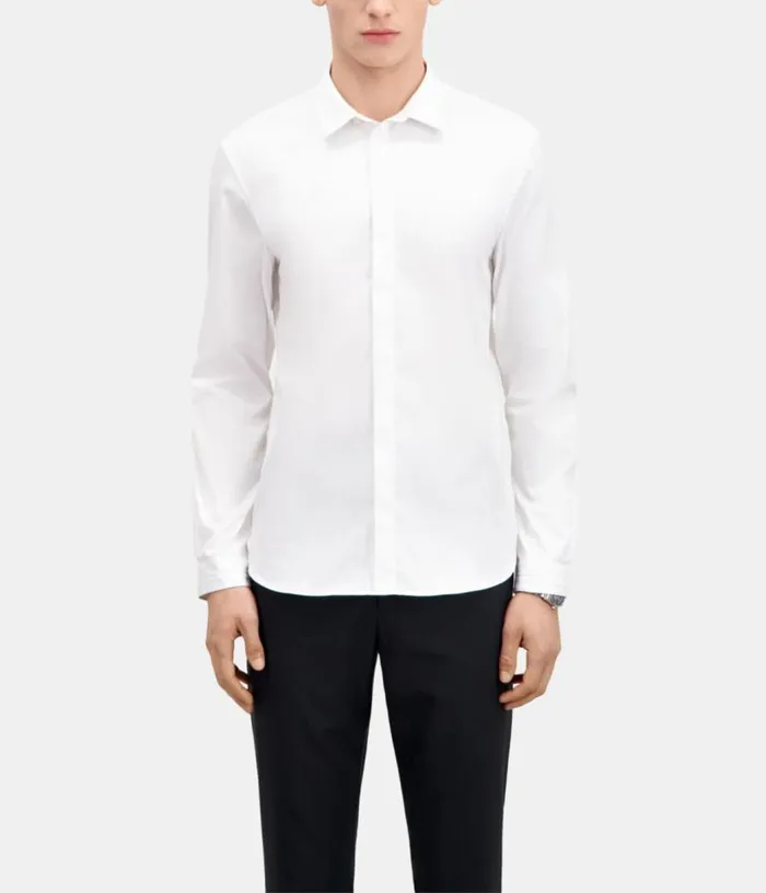 Men Smart Twill White Shirt THE KOOPLES Shirts