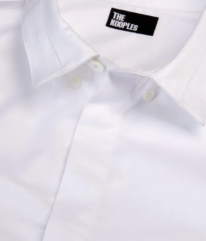 Men Smart Twill White Shirt THE KOOPLES Shirts