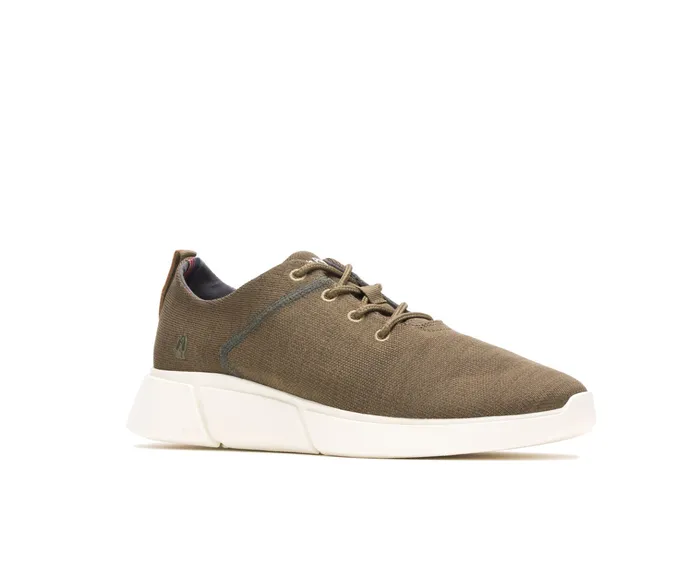 Men Sneakers Hush Puppies Cooper Lace Up Olive Heathered Men Sneakers Hush Puppies Cooper Lace Up Olive Heathered