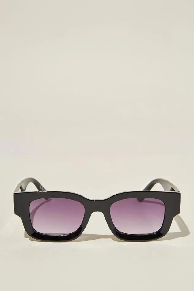 Men Sunglasses Cotton On The Relax Sunglasses Blacklilac