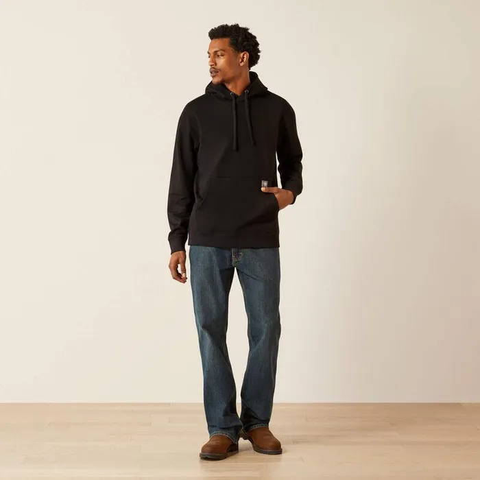 Men Sweatshirts and Hoodies Ariat Rebar Workman Hardhead Hoodie Black