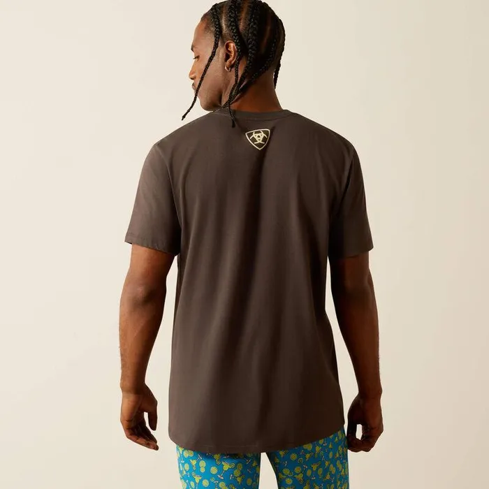 Men TShirts and Polos Ariat Ariat Sponsors TShirt Vintage Black