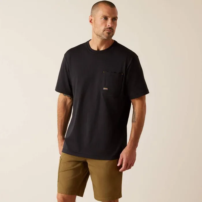 Men TShirts and Polos Ariat Rebar Workman Victory Eagle Black Men TShirts and Polos Ariat Rebar Workman Victory Eagle Black