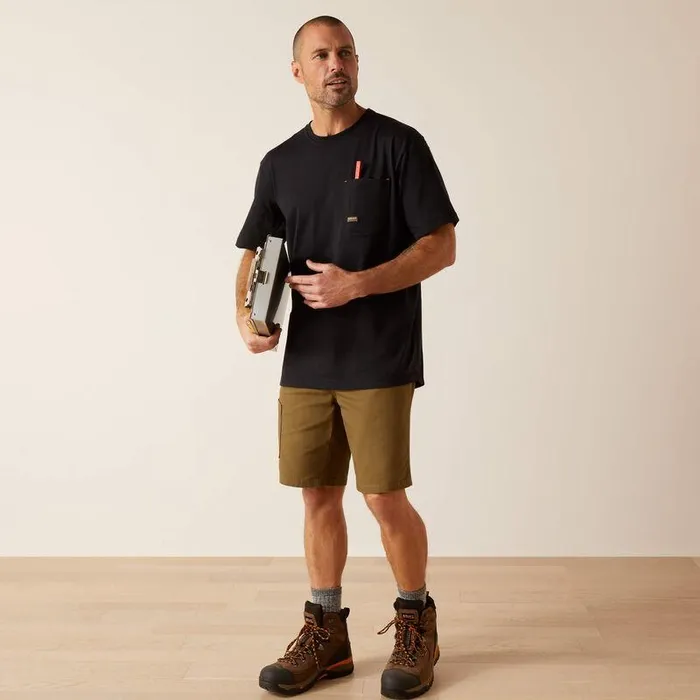 Men TShirts and Polos Ariat Rebar Workman Victory Eagle Black Men TShirts and Polos Ariat Rebar Workman Victory Eagle Black