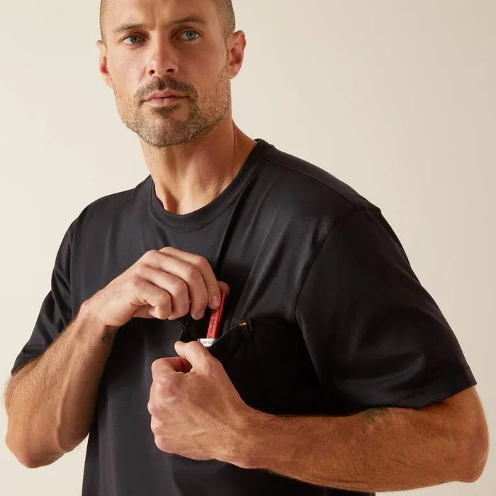 Men TShirts and Polos Ariat Rebar Workman Victory Eagle Black Men TShirts and Polos Ariat Rebar Workman Victory Eagle Black