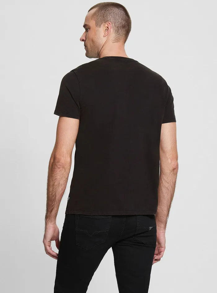 Men Tees and Tanks GUESS Black Multi Tour Tshirt Men Tees and Tanks GUESS Black Multi Tour Tshirt