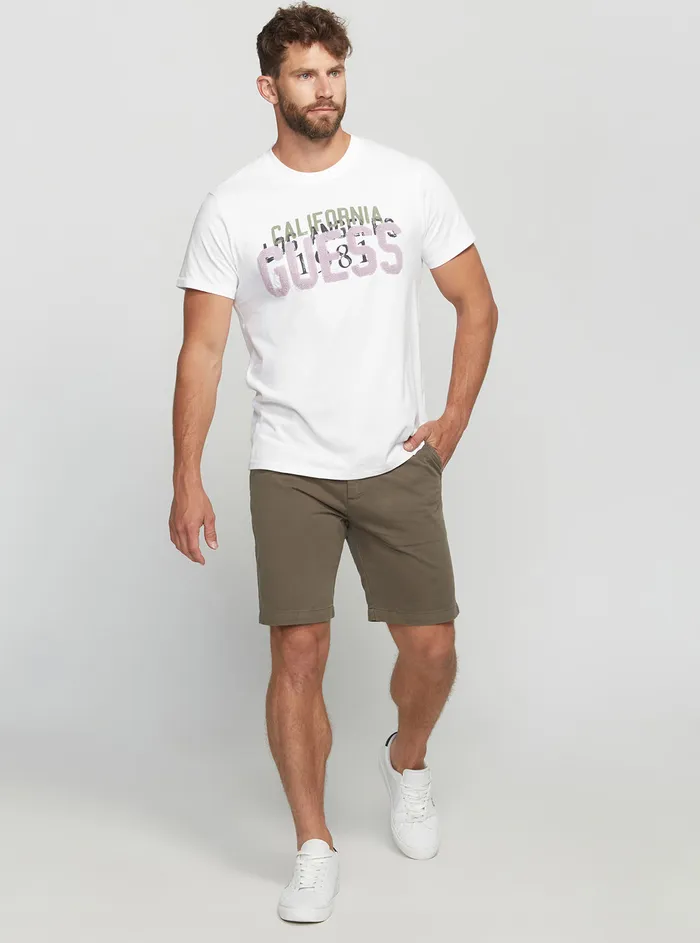 Men Tees and Tanks GUESS Eco White Arzen Tshirt Men Tees and Tanks GUESS Eco White Arzen Tshirt