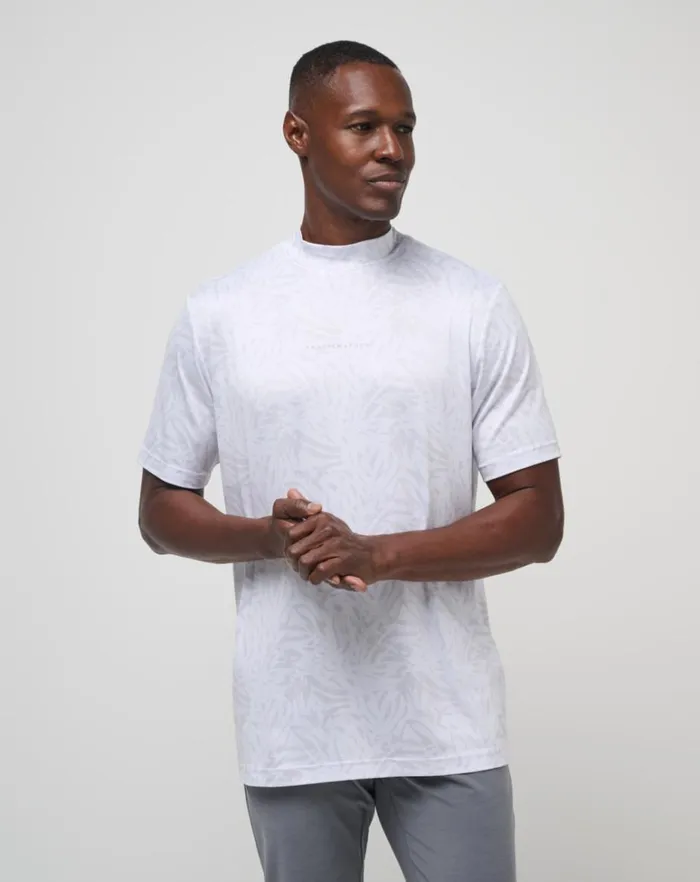 Men Tees TravisMathew ALONG THE WAY TEE White