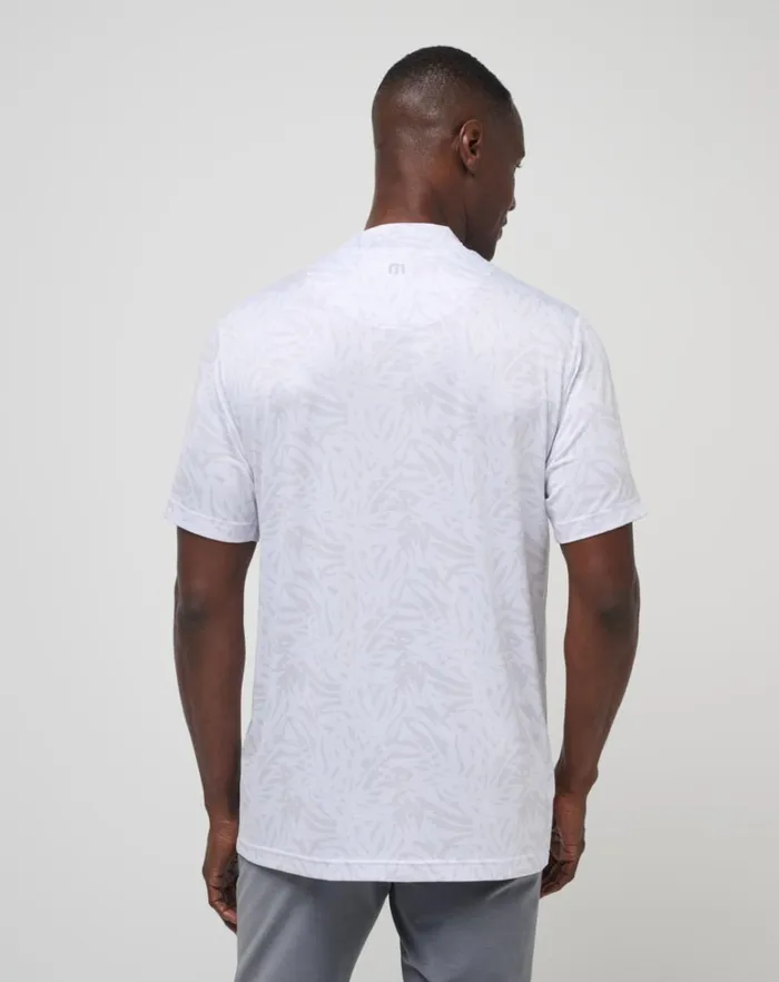 Men Tees TravisMathew ALONG THE WAY TEE White Men Tees TravisMathew ALONG THE WAY TEE White