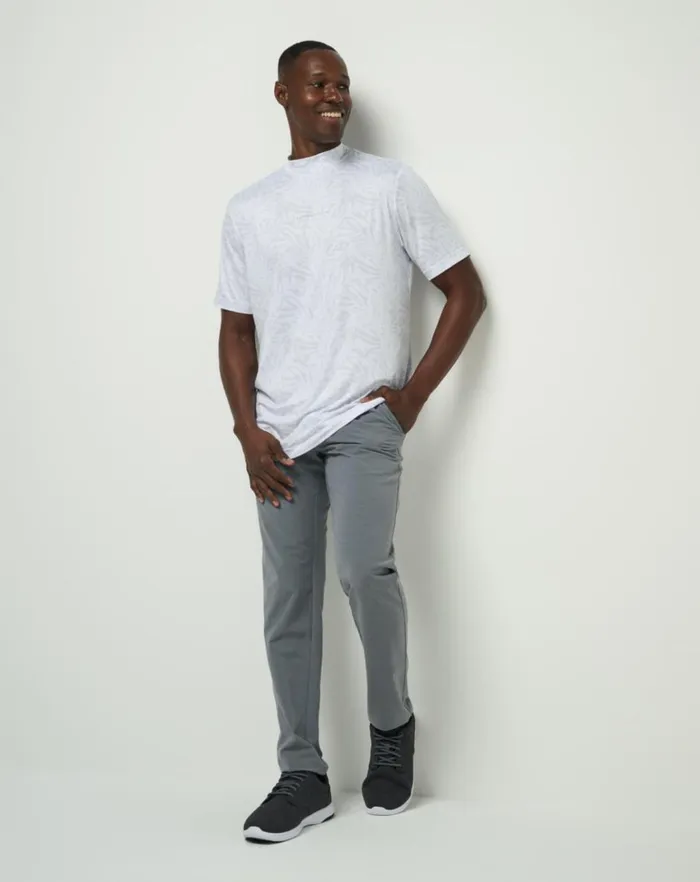 Men Tees TravisMathew ALONG THE WAY TEE White Men Tees TravisMathew ALONG THE WAY TEE White