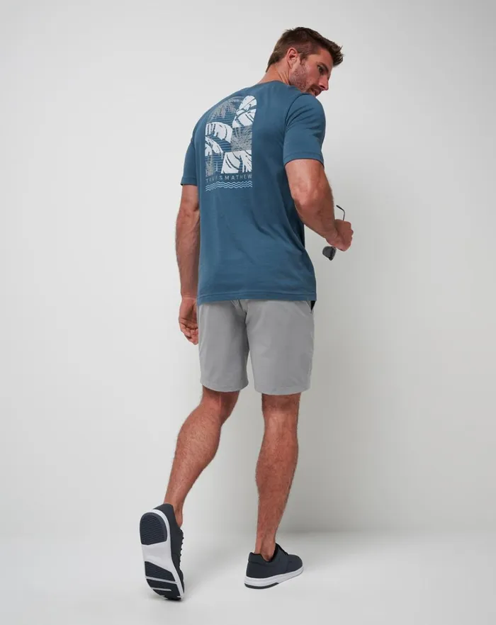 Men Tees TravisMathew BEST BEHAVIOR TEE Dark Teal