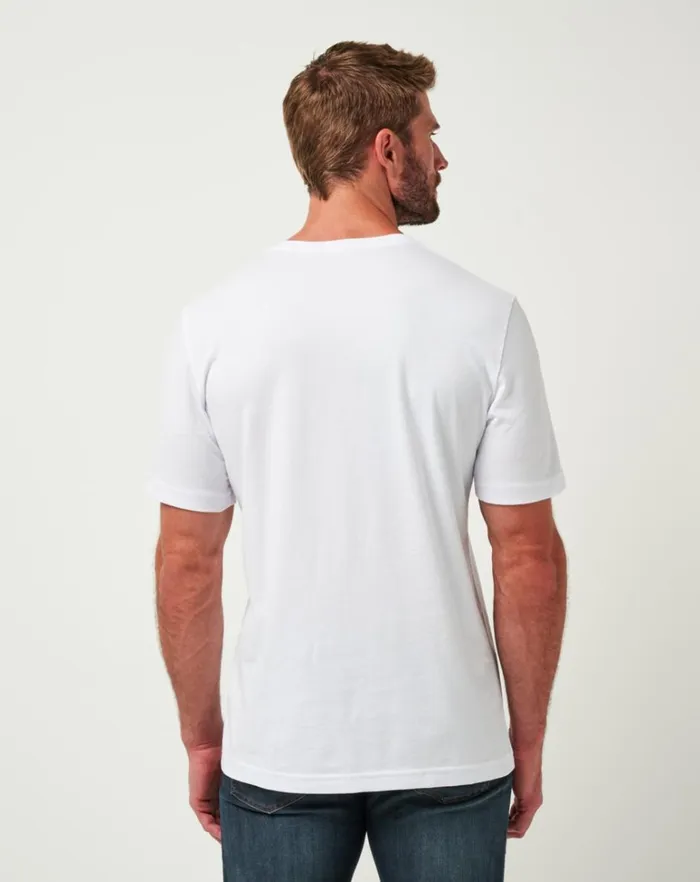 Men Tees TravisMathew BOSTON RED SOX IN THE DUGOUT TEE White Men Tees TravisMathew BOSTON RED SOX IN THE DUGOUT TEE White