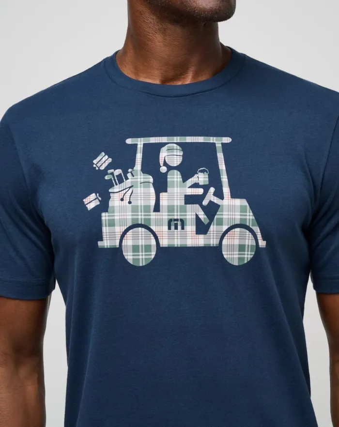 Men Tees TravisMathew CANDY CANE TEE Total Eclipse Men Tees TravisMathew CANDY CANE TEE Total Eclipse