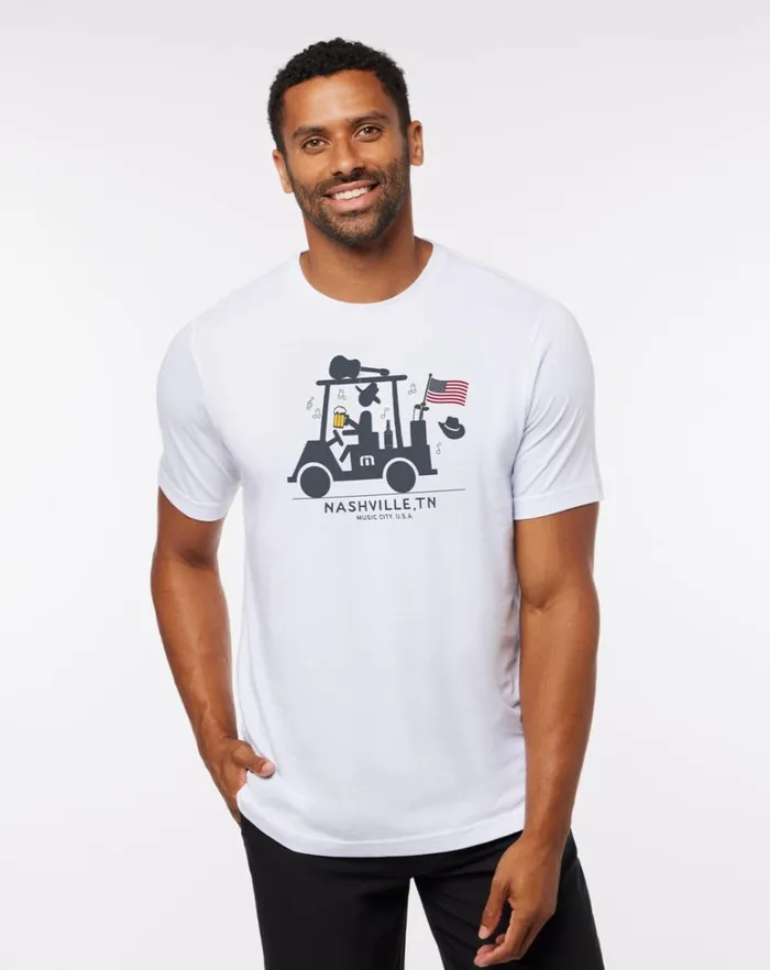Men Tees TravisMathew DIABLO 20 TEE White