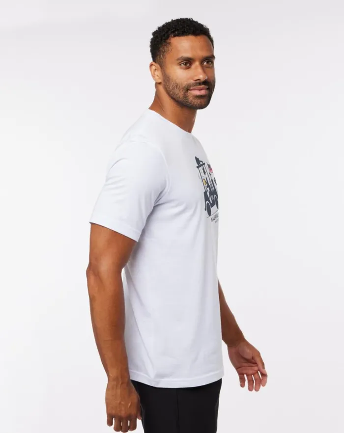 Men Tees TravisMathew DIABLO 20 TEE White