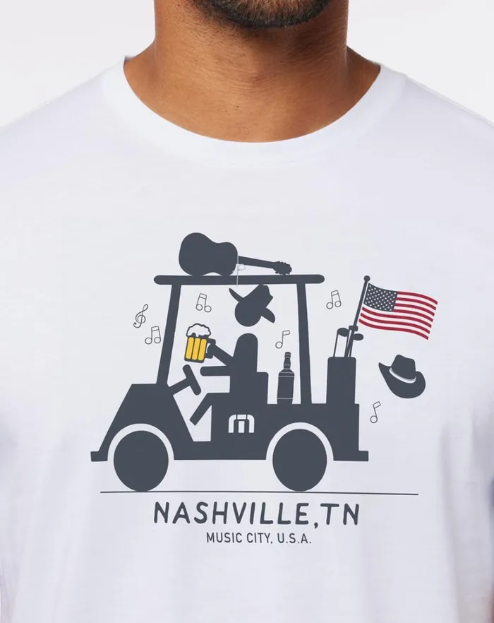 Men Tees TravisMathew DIABLO 20 TEE White