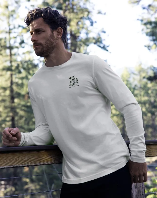 Men Tees TravisMathew ROLLING WAVES LONG SLEEVE TEE Vanilla Ice Men Tees TravisMathew ROLLING WAVES LONG SLEEVE TEE Vanilla Ice