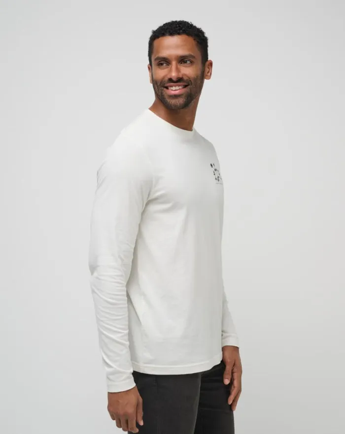Men Tees TravisMathew ROLLING WAVES LONG SLEEVE TEE Vanilla Ice Men Tees TravisMathew ROLLING WAVES LONG SLEEVE TEE Vanilla Ice