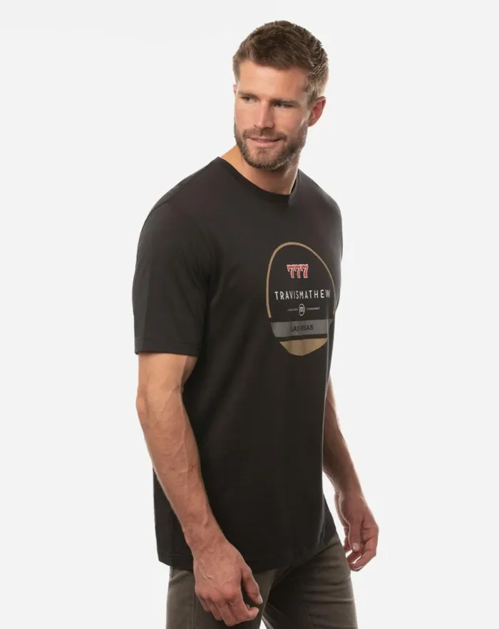 Men Tees TravisMathew THE LAKES 20 TEE Black