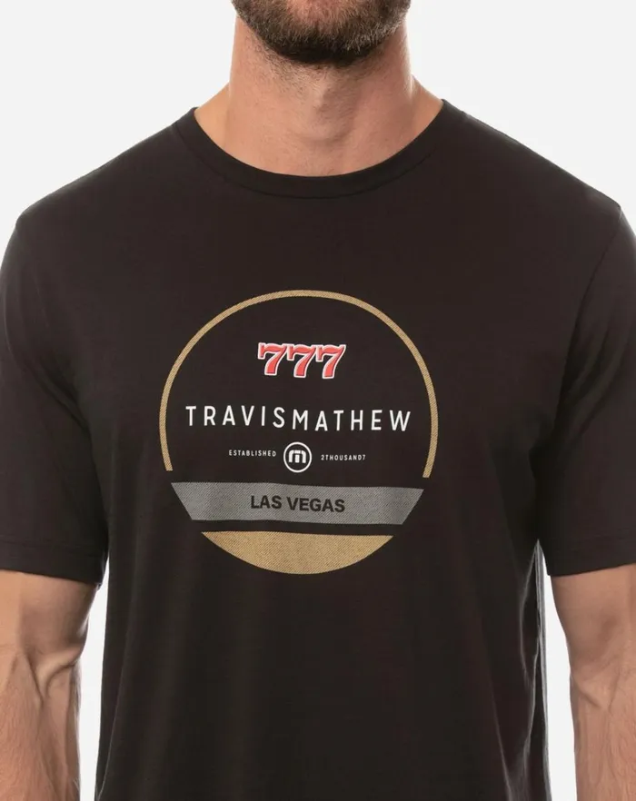Men Tees TravisMathew THE LAKES 20 TEE Black