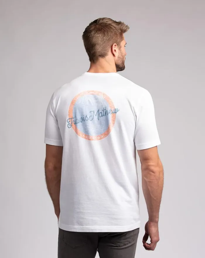 Men Tees TravisMathew WHITE SANDS TEE White