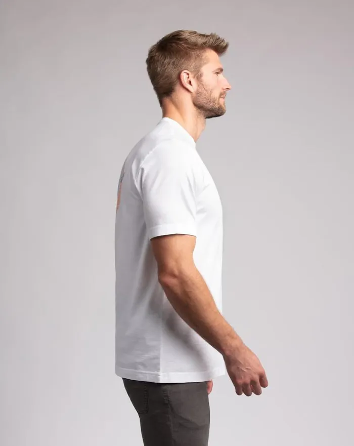 Men Tees TravisMathew WHITE SANDS TEE White Men Tees TravisMathew WHITE SANDS TEE White