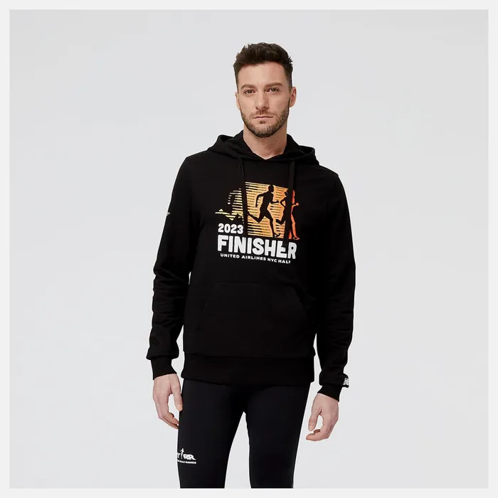 Men United Airlines NYC Half Finisher Graphic Hoodie Black New Balance Hoodies and Sweatshirts Men United Airlines NYC Half Finisher Graphic Hoodie Black New Balance Hoodies and Sweatshirts